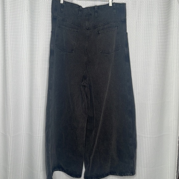 Raf Simons Archive Redux Wide Leg Jeans Black Wash Oversized Italy Sz 36 - Picture 7 of 15